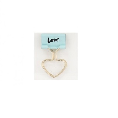 Зажим канцелярский декоративный "Love" от Amy Tangerine, 1 шт